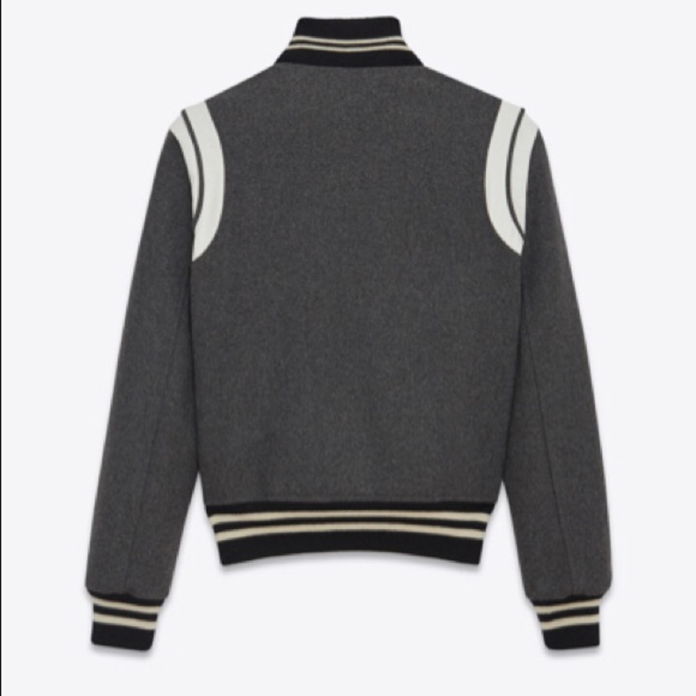 Saint Laurent Men’s Teddy Varsity Jacket - Picture 2 of 7